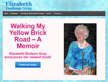 Tablet Screenshot of elizabethdodsongray.com